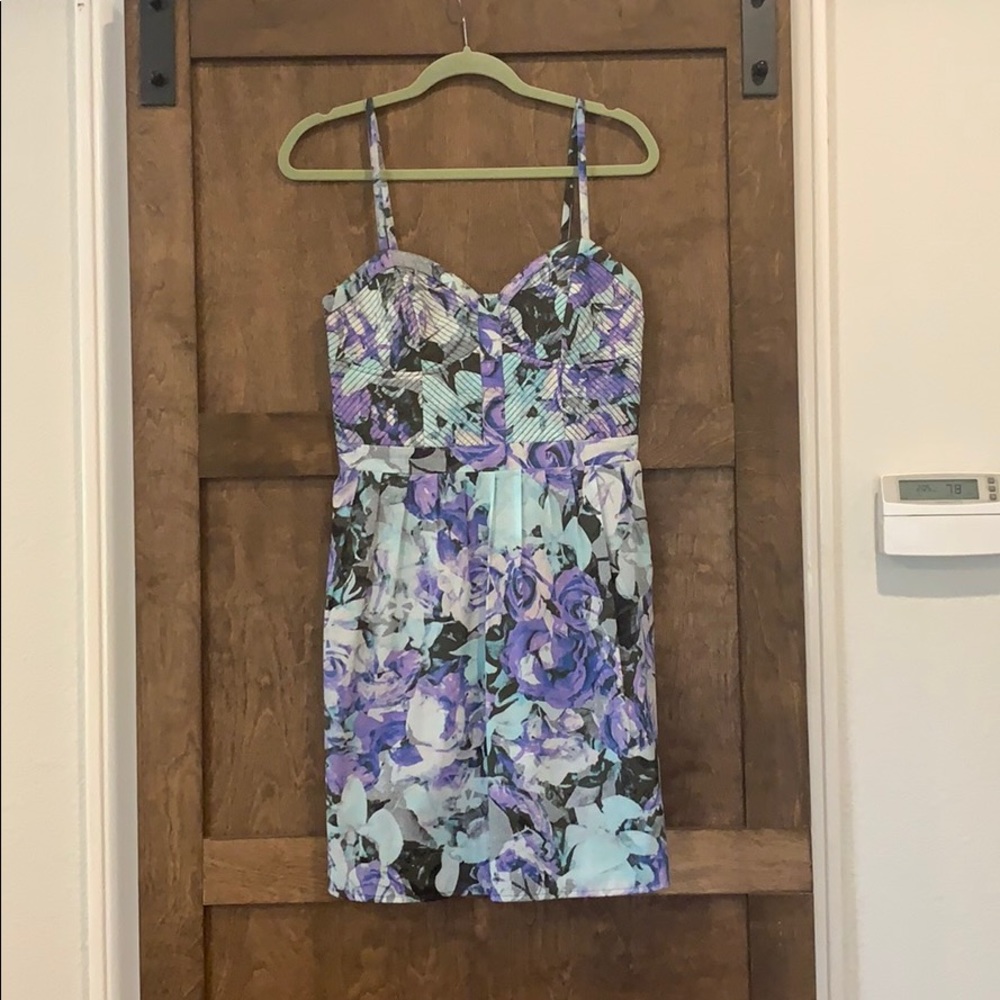 Floral cocktail dress